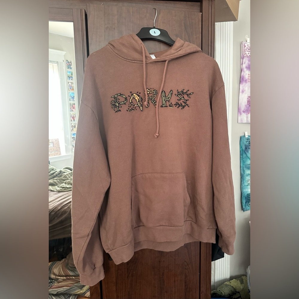 Parks Project XL Unisex Brown Earthy Hoodie